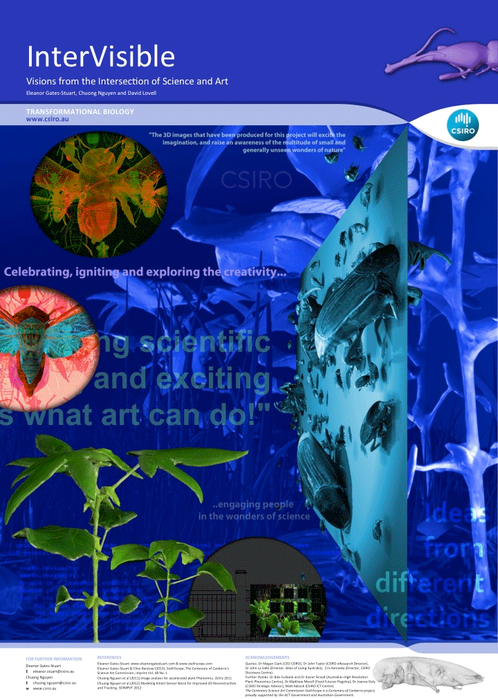 'InterVisible', Poster by Eleanor Gates-Stuart, Chuong Nguyen and David Lovell.