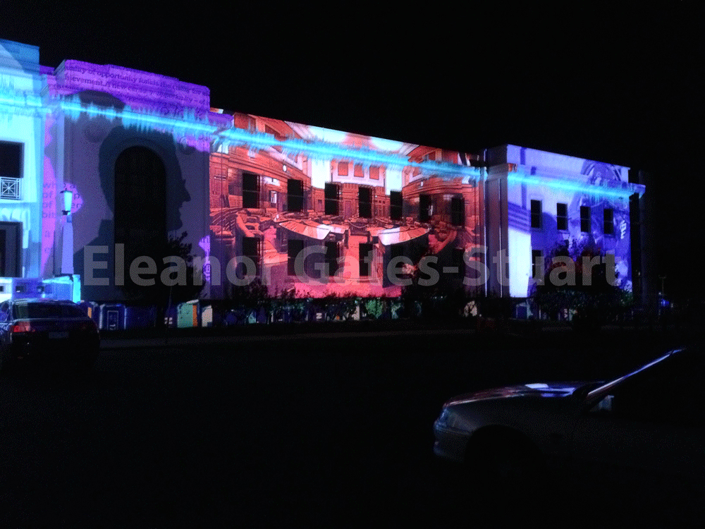 MOAD Artwork by Eleanor Gates-Stuart, Enlighten Canberra 2013