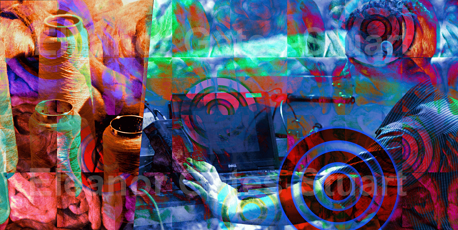 Glass-case Panel, CSIRO Discovery Display By Eleanor Gates-Stuart