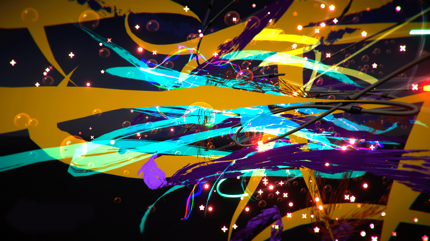 Image Capture: Painting with Google Tilt Brush, "Abstracts' by Eleanor Gates-Stuart