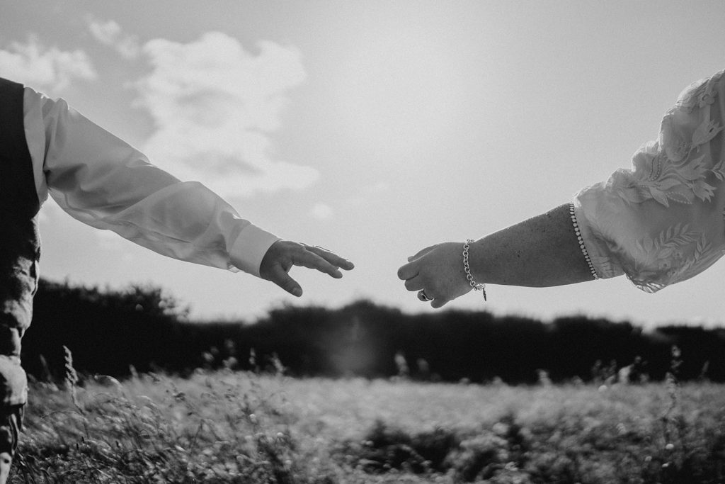 Garden celebrant wedding ceremony