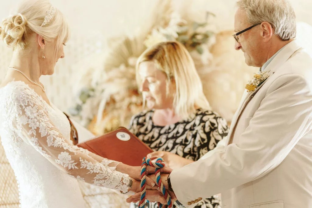 Celebrant wedding Cobbles Ogmore by Sea