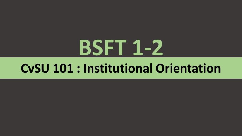 Cvsu 101 Pdf - Download Perfect Colorful Pattern | High Resolution