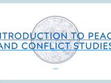 Pcs 101 Introduction To Peace And Conflict Studies Elearning Platform