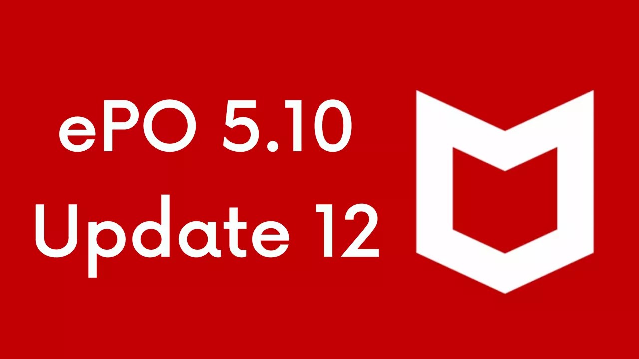 Install McAfee ePO update12 Elearninginfoit