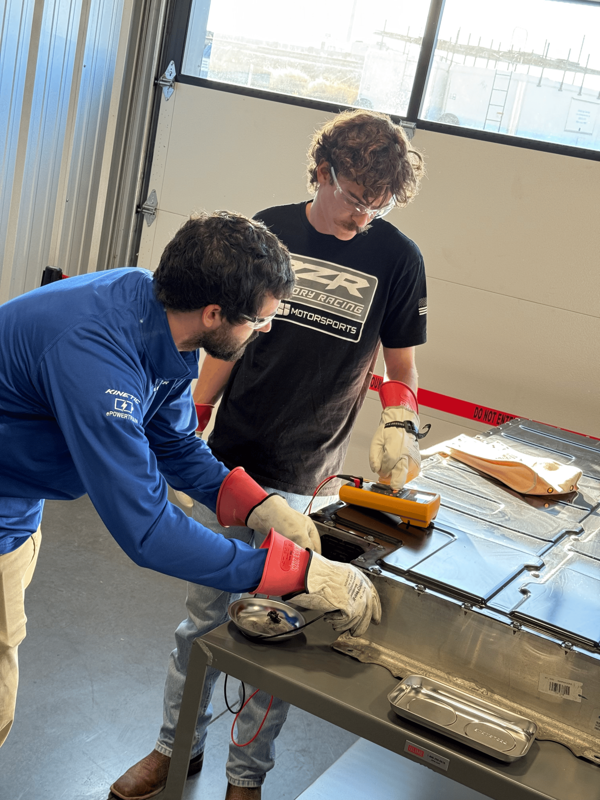 Hands-on battery training