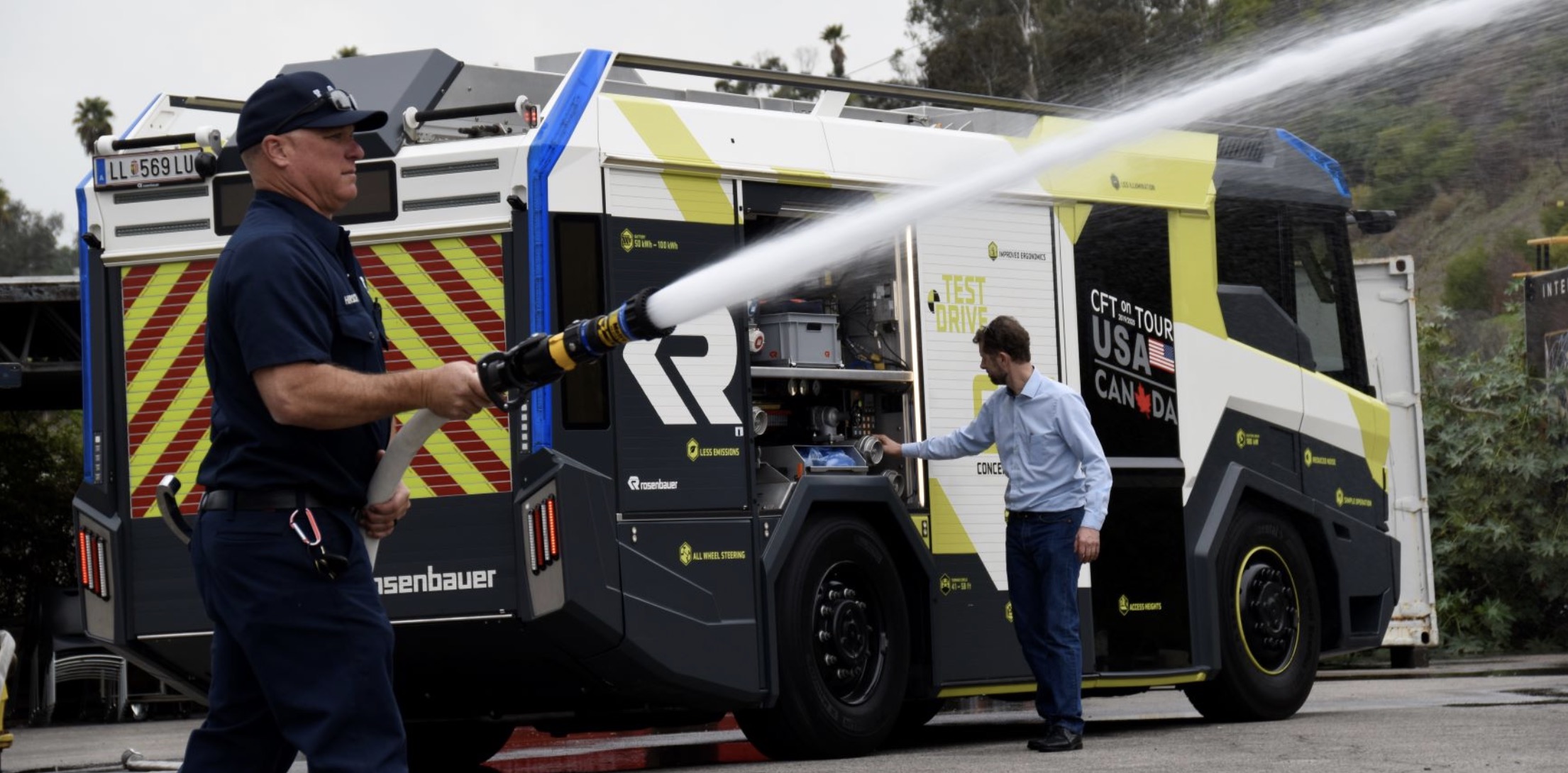 Los Angeles City Fire Department buys 'first electric fire truck in ...