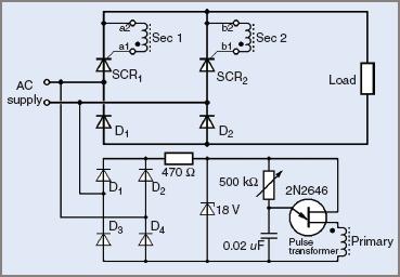 Basic Scr Phase Control Electrical Equipment Circuit Circuit - Vintage Illustration Collection - Full HD Quality