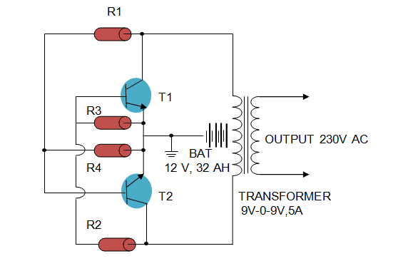 circuit diagram of simple inverter - Circuit Diagram