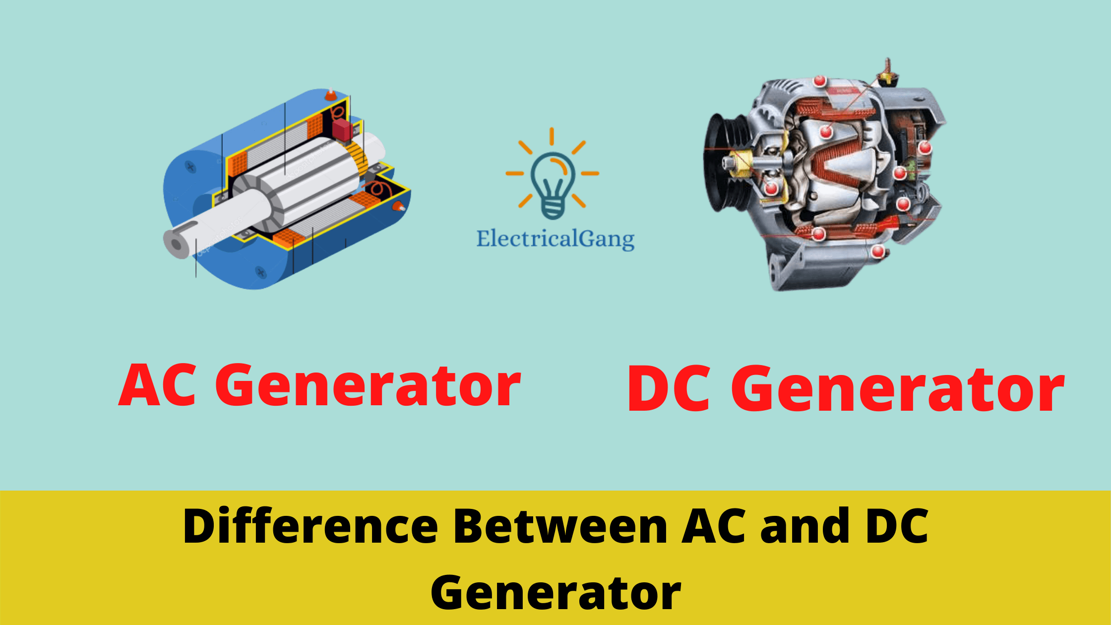 Dc generator vs ac generator