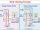Rccb Types Connection Diagram And Working Principle