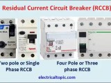 Rccb Types Connection Diagram And Working Principle