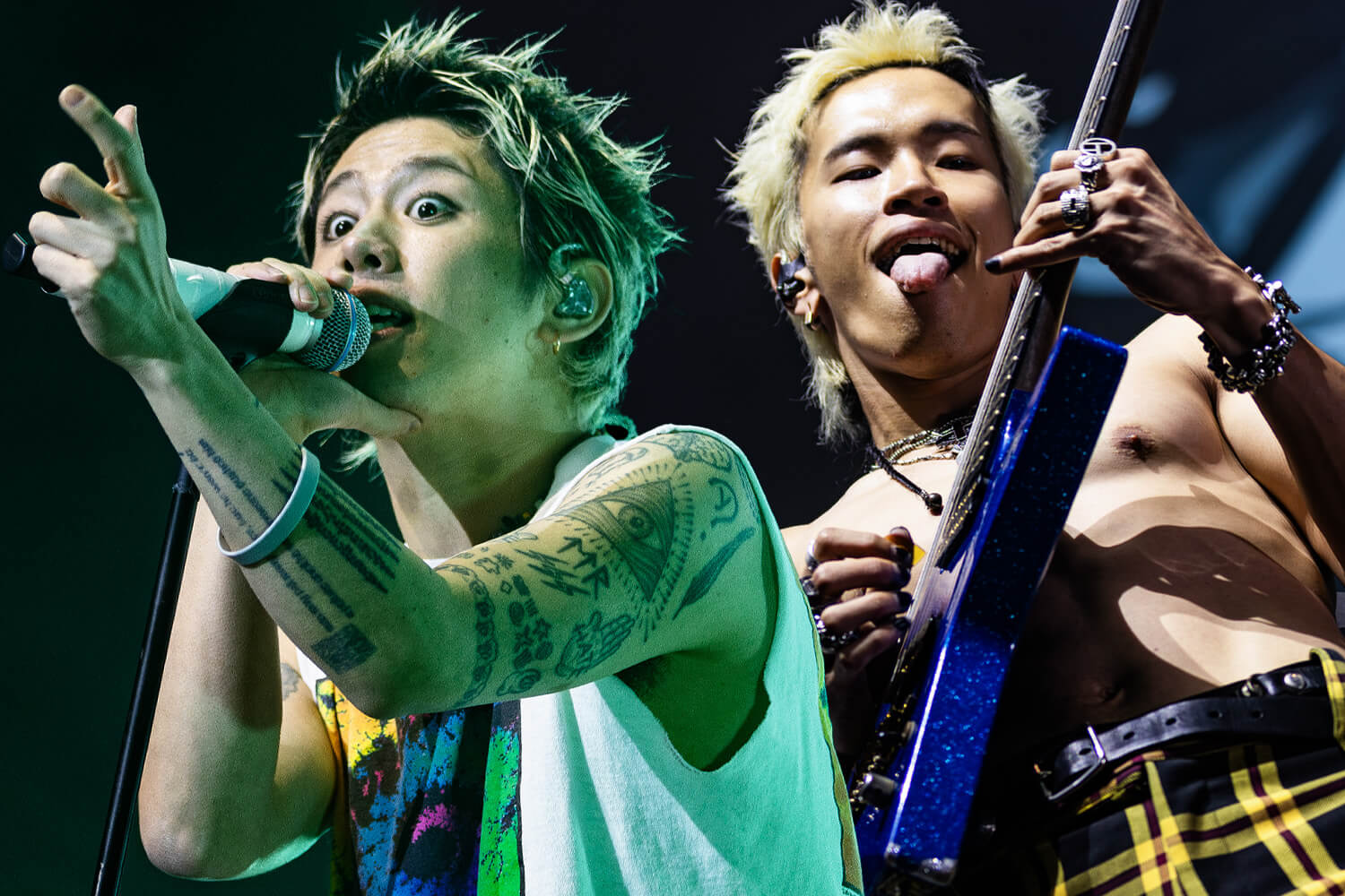 Paledusk daidai ギターピック ONE OK ROCK ONE OK ROCK 国立競技場 2DAYS 2日目にステージで着たバンTは13年前に