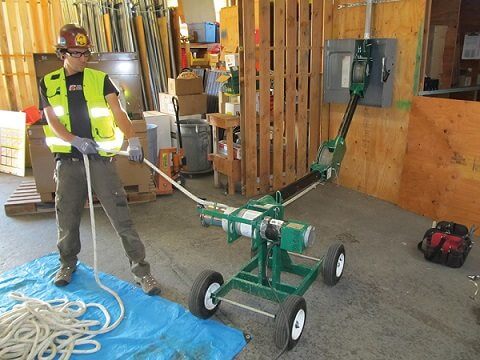 pulling wire