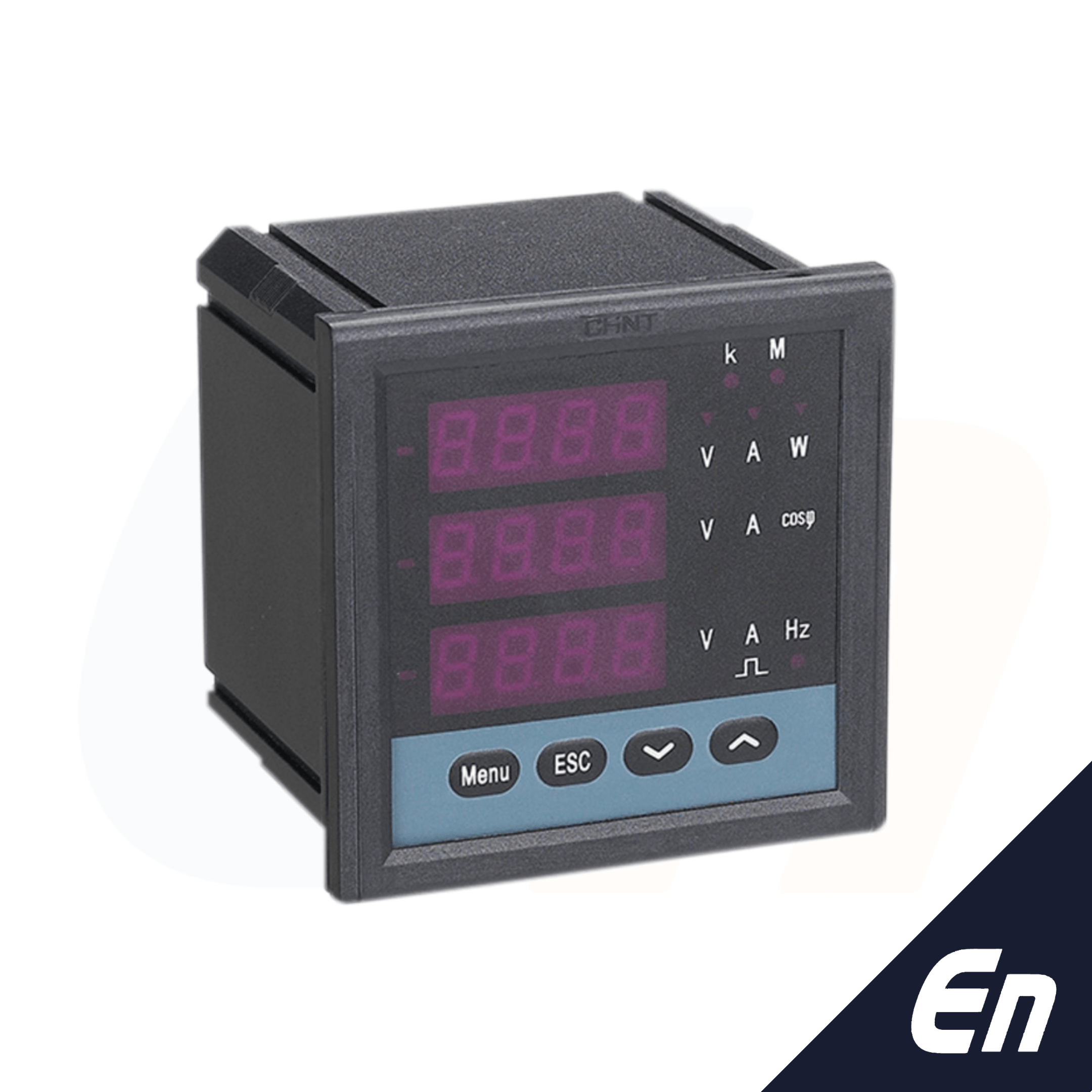 ANALIZADOR DE REDES V,I,P,Q,COSFi,FREC,kW,kVAr, PULSO CHINT