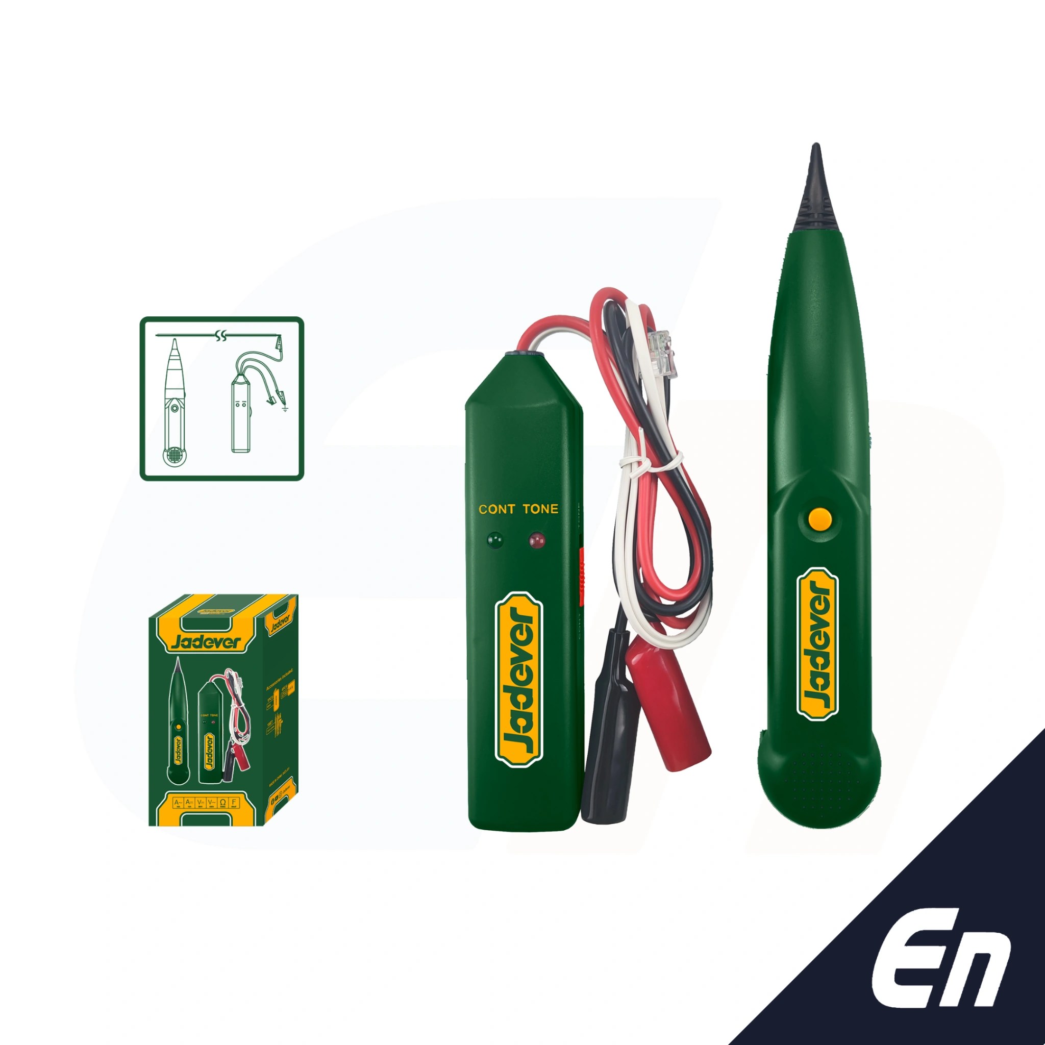 RASTREADOR DE CABLE ALTITUD MAX 500MTS PROF 15CM JADEVER