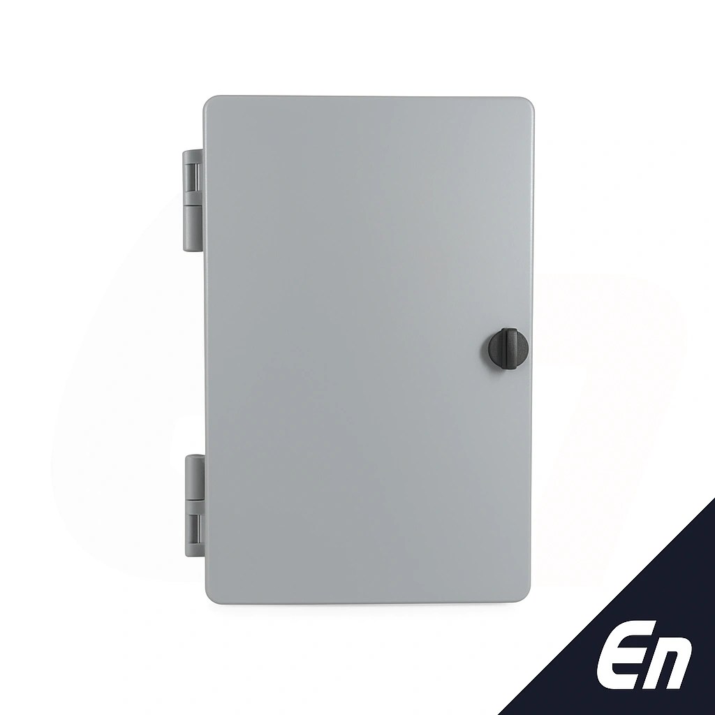 GABINETE ESTANCO GRIS TABLEPLAST CON PLACA DE MONTAJE