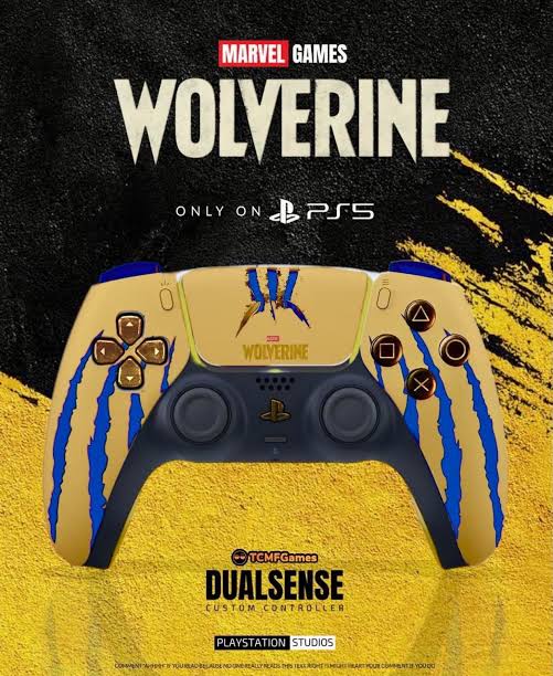 Ps5 Wolverine Limited Edition Dual Sense Controller