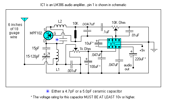 One Transistor Fm Receiver
