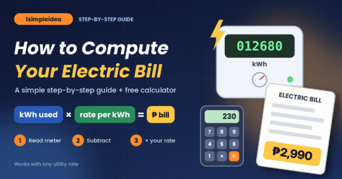 How to Compute Your Electric Bill: A Simple Step-by-Step Guide