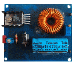 6V to 12V DC Voltage Converter component layout