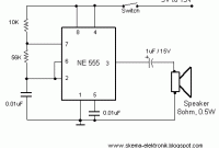 Electronic Buzzer with IC timer NE555