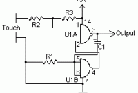 Touch switch schematic