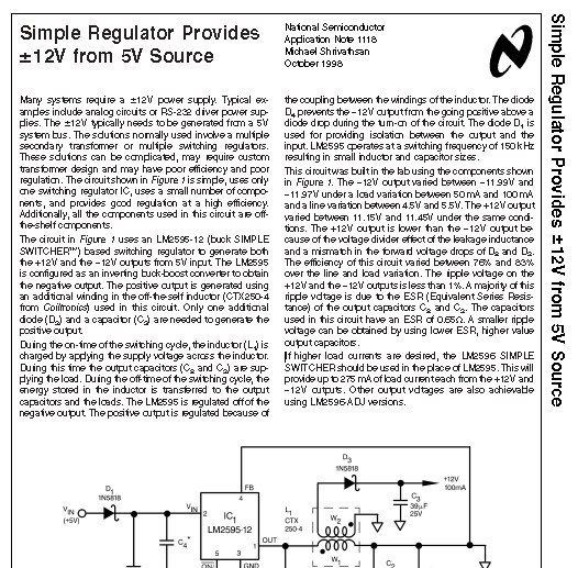 5VDC to 12VDC Converter