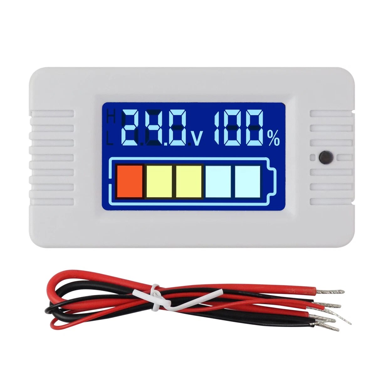 PZEM-023, PZEM-023 Probador de batería DC 0-100V Color LED Pantalla digital Medidor de combustible Medidor de voltímetro Medidor de panel Medidor de batería Detector de batería Instrumento