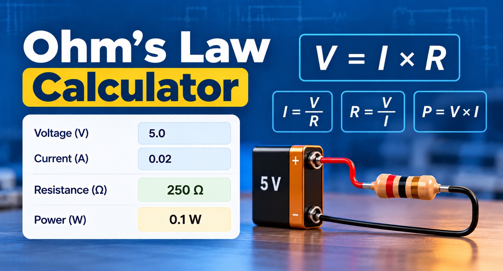 Ohm’s Law Calculator