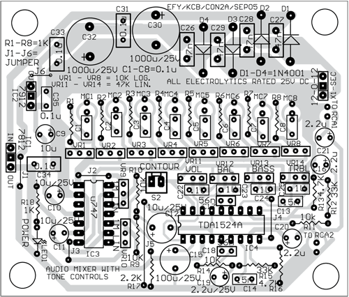 An easier and powerful online pcb design tool. Audio Mixer With Multiple Controls Full Circuit Diagram Available