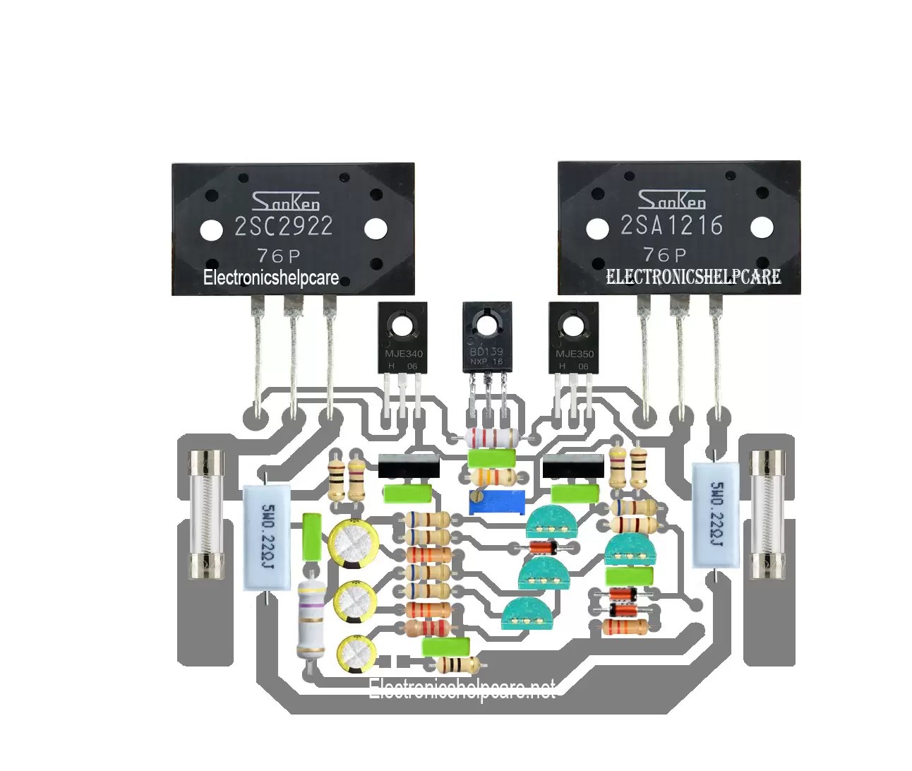 amplifier circuit schematic.