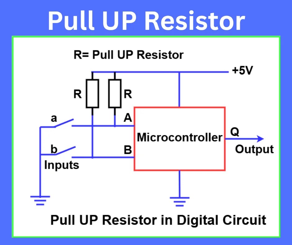pull up resistor -function,calculation and values