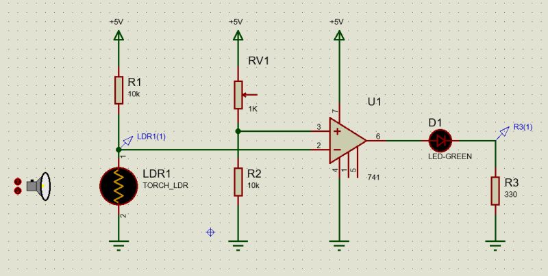 Electronic Room Thermometer Using Op Amp 741 - Best Space Designs in Desktop