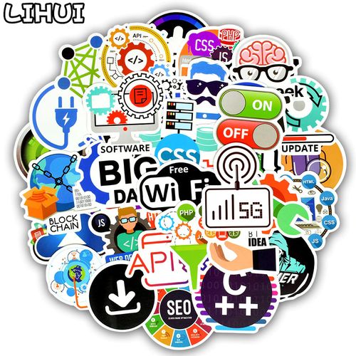 Programming Language Stickers Internet Html Software For Geek Hacker - High Quality Mobile Landscape Designs | Free Download