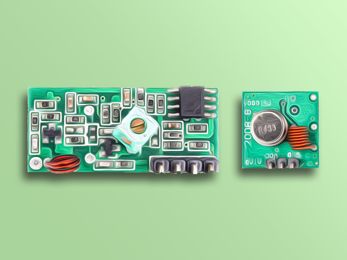Rf Transmitter And Receiver Circuit Using Arduino - Circuit Diagram