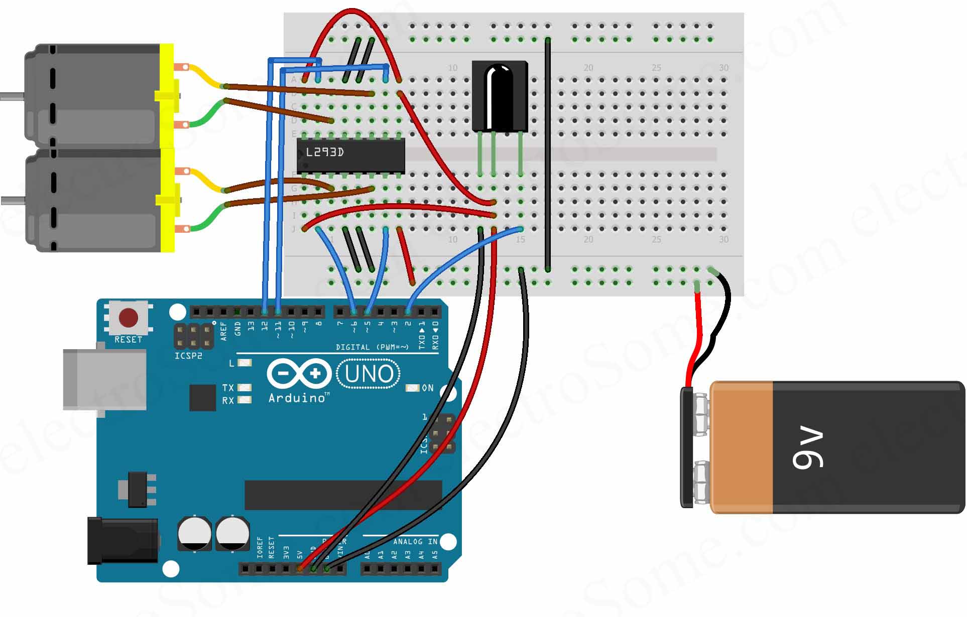 Remote Sensing Circuit Diagram
