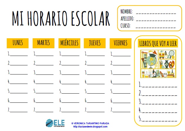 ¡aprende hoy con open english! Horarios Escolares Para La Clase De Espanol Eleinternacional
