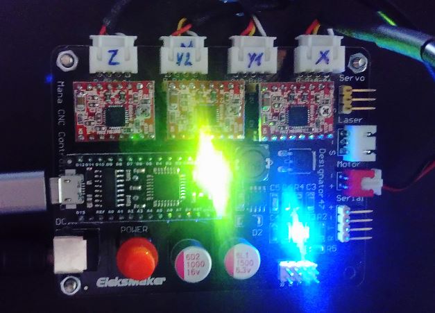 The Blue Led Flashes Eleksmaker Offical Forum