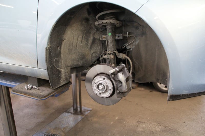 Vorder Scheibenbremse des Renault ZOE Foto: Elektroautor.com