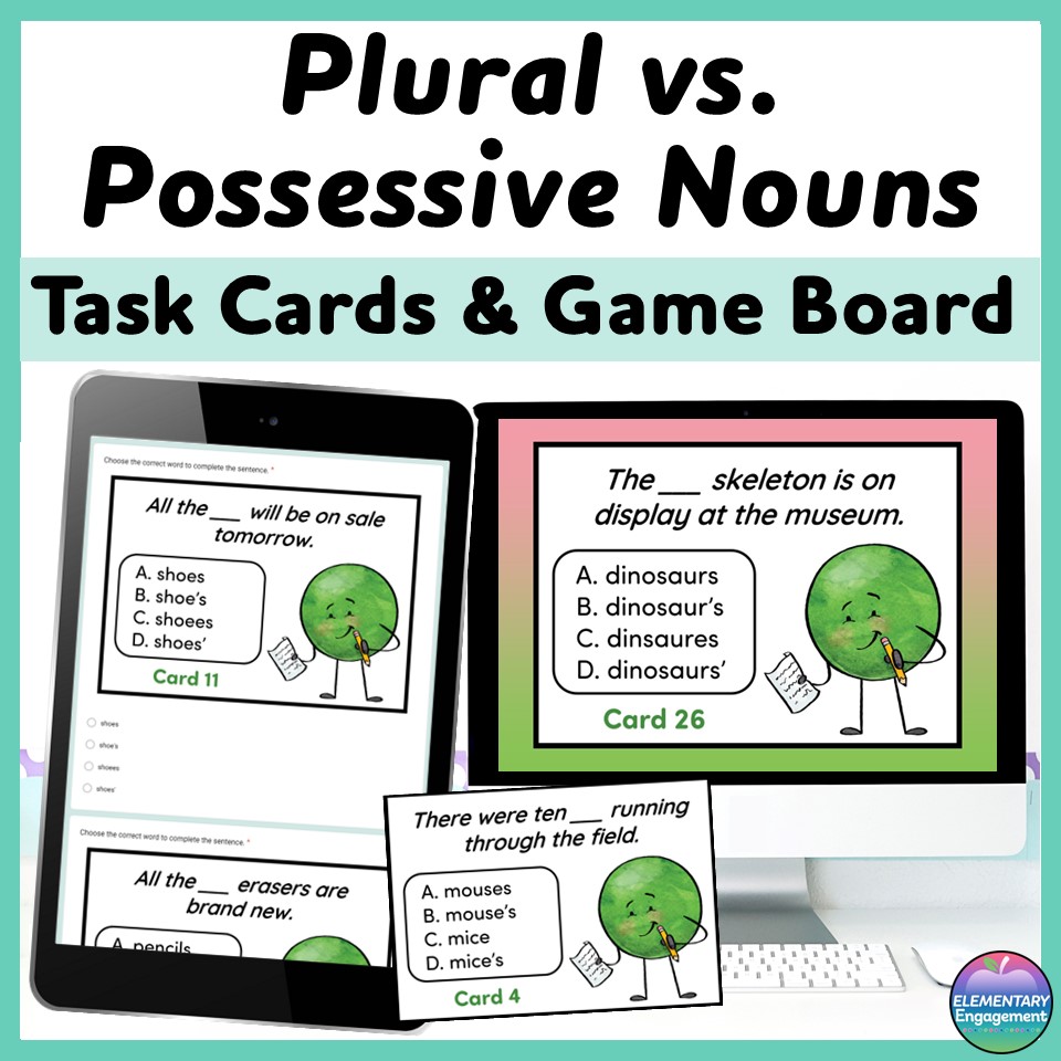 Possessive Nouns (rules and activities) - ESL worksheet by Maysam 123, image size:960x960
