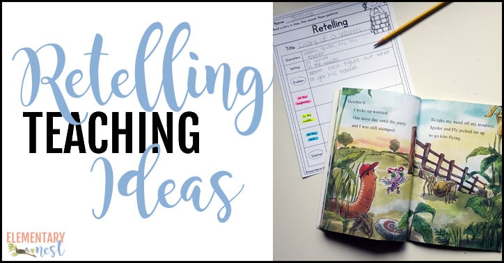 I've married them into a series of monthly retelling activities, using high quality picture books, that work perfect in a kindergarten and first grade . Retelling Recounting Stories Exploring Ela Elementary Nest