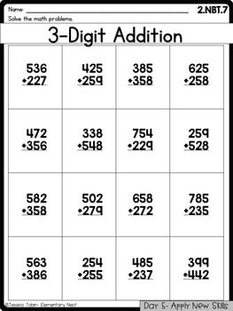 Here you will find a wide . 2 Nbt 7 Add And Subtract Within 1 000 Elementary Nest
