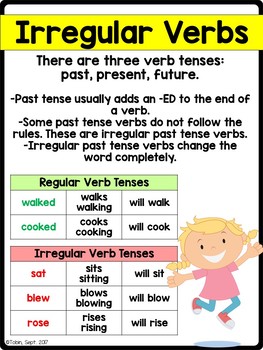 l 2 1 d irregular verbs elementary nest