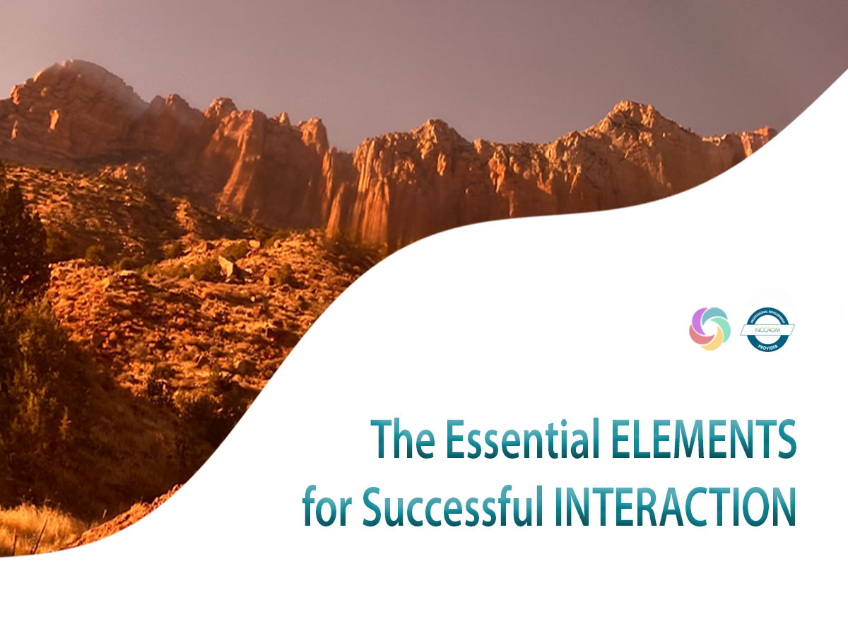 The Essential Elements for Successful Interaction