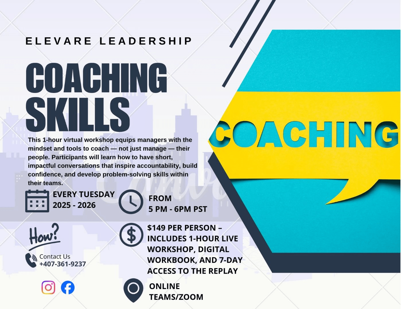 Coaching Skills - Tuesday