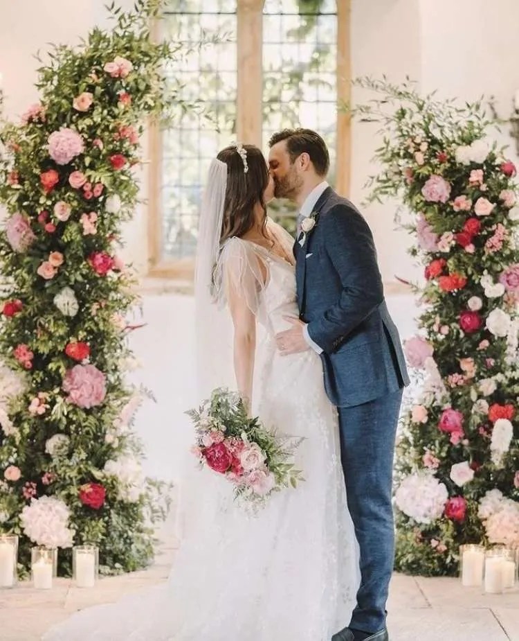 Sophie and Alex Somerset wedding Elevate Bridal hair and makeup