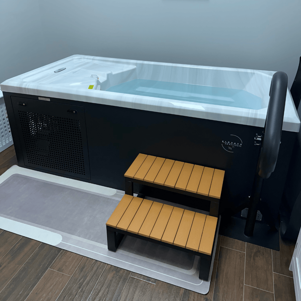 Elevate BioWellness cold plunge room, Spring studio
