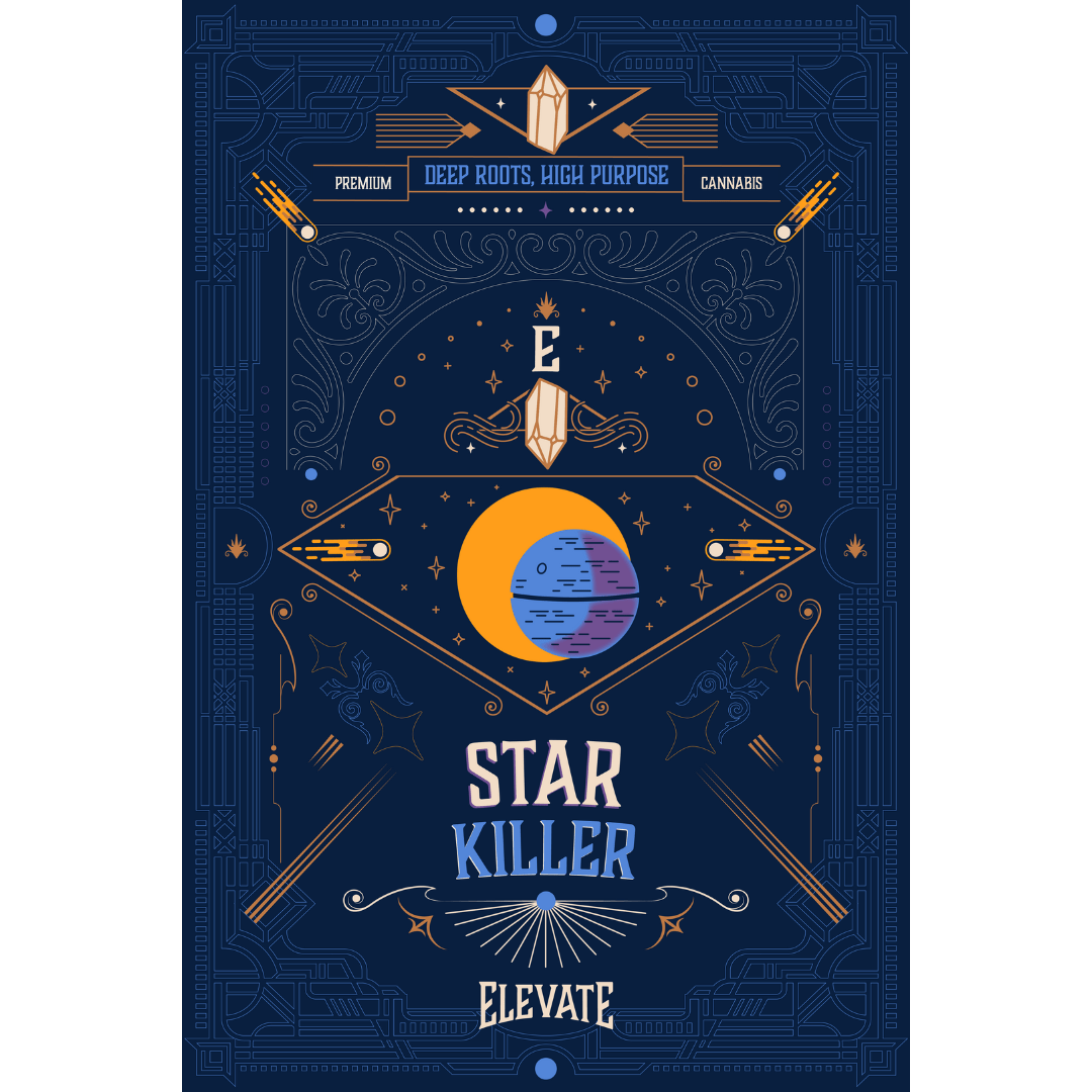 Elevate Strain Art Star Killer Poster - Elevation Merchandise