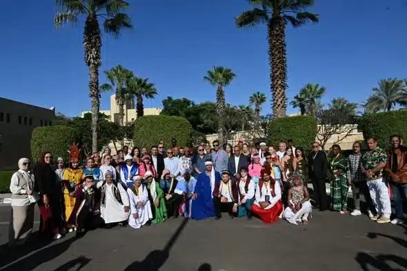 محافظ الإسماعيلية يستقبل وفود مهرجان الإسماعيلية للفنون الشعبية